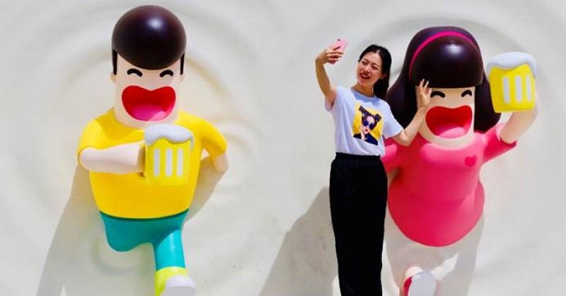 超可愛！西海岸新區(qū)金沙灘啤酒城IP形象發(fā)布